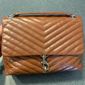 Rebecca Minkoff Brown Edie Flap Bag